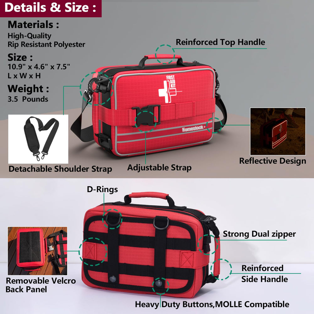Homestockplus 600D ripstop polyester material for durability in harsh environments