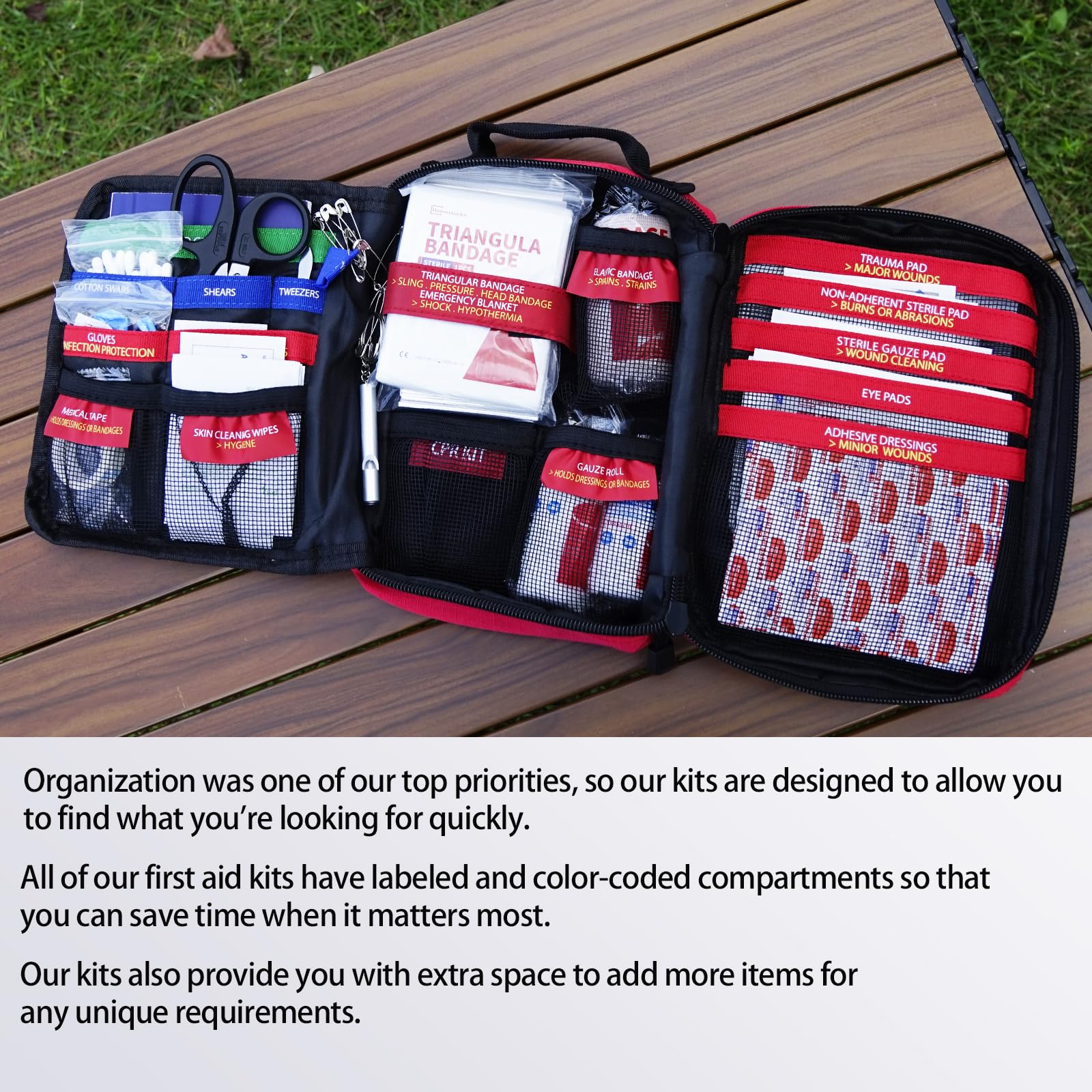Homestockplus labelled compartments enable organized storage for fast item retrieval.