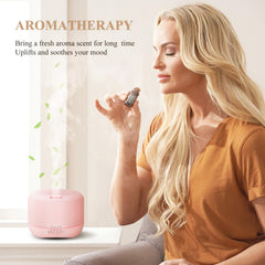 Homeweeks diffuser 500ml pink mist, ultra-fine output for smoother air.