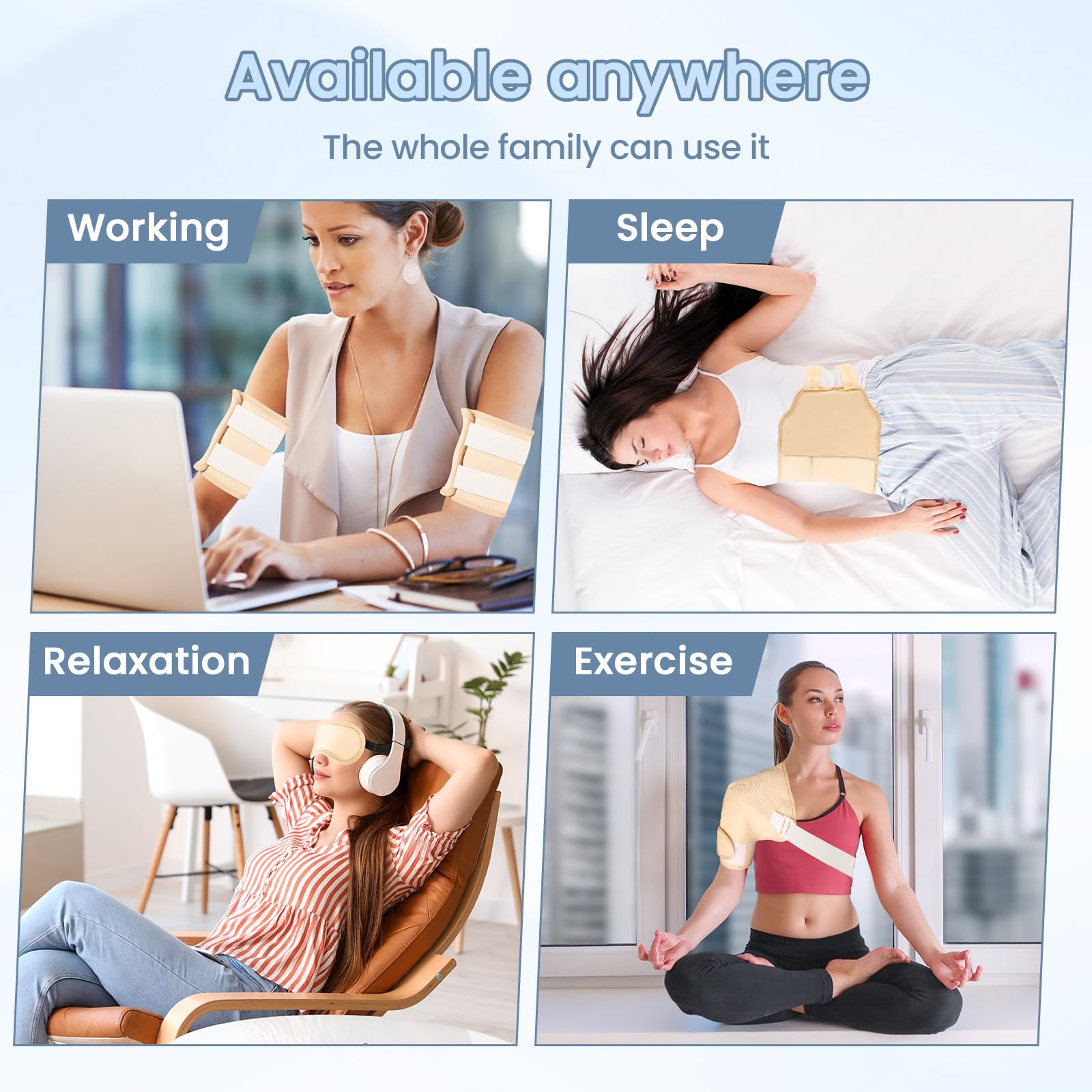 HOMHOW left chest patch for upper body coverage and comfort