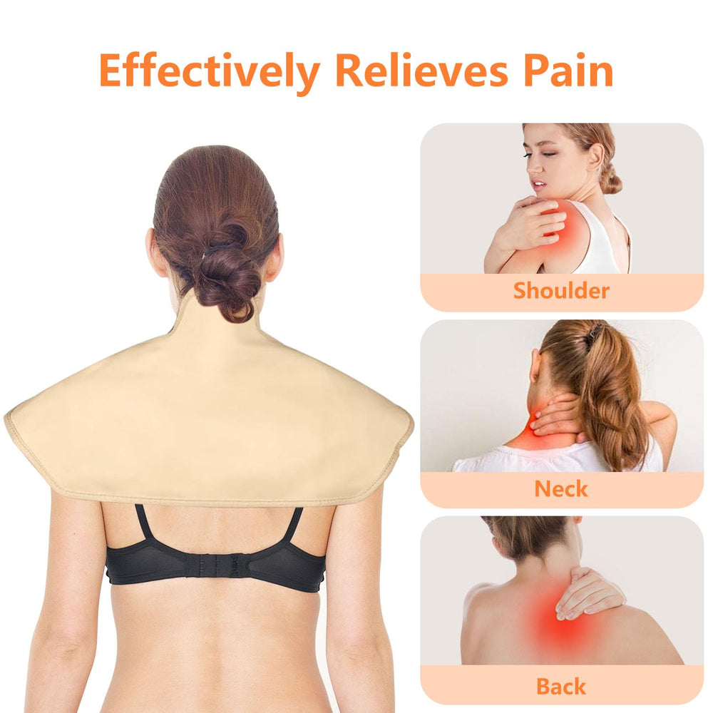 HOMPPICK castor oil pack breast wrap for targeted coverage
