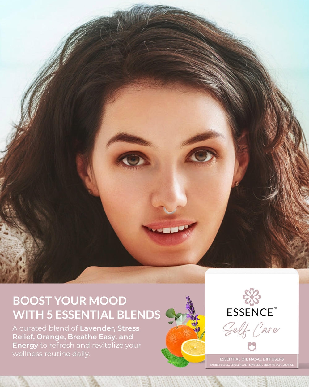 HONÉ Essence lavender diffuser ring delivers relaxing scent for everyday calm.
