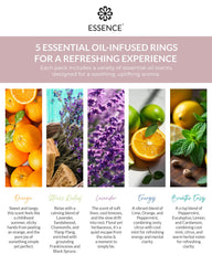 HONÉ Essence stress relief diffuser ring promotes daily calm and tension relief.