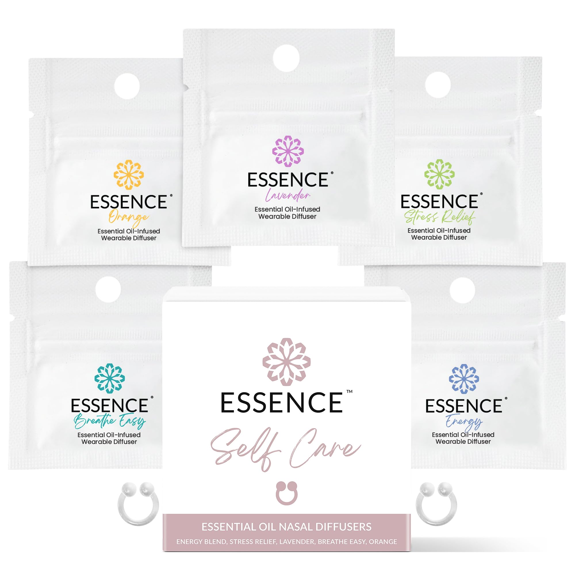 HONÉ Essence nasal diffuser ring worn as a discreet aroma clip for calm focus.