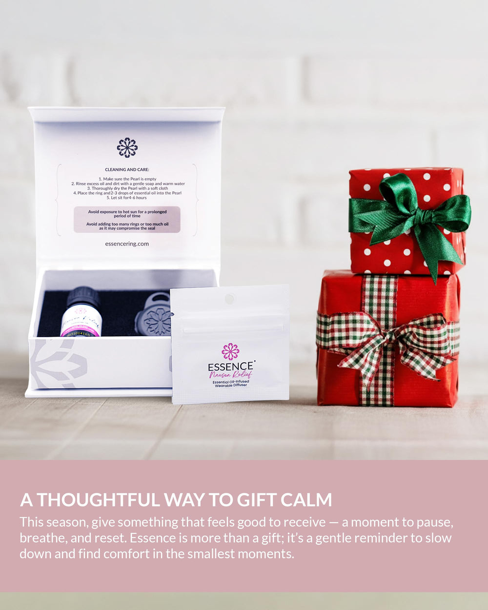 HONÉ Essence packaging and quick start instructions for easy wear.