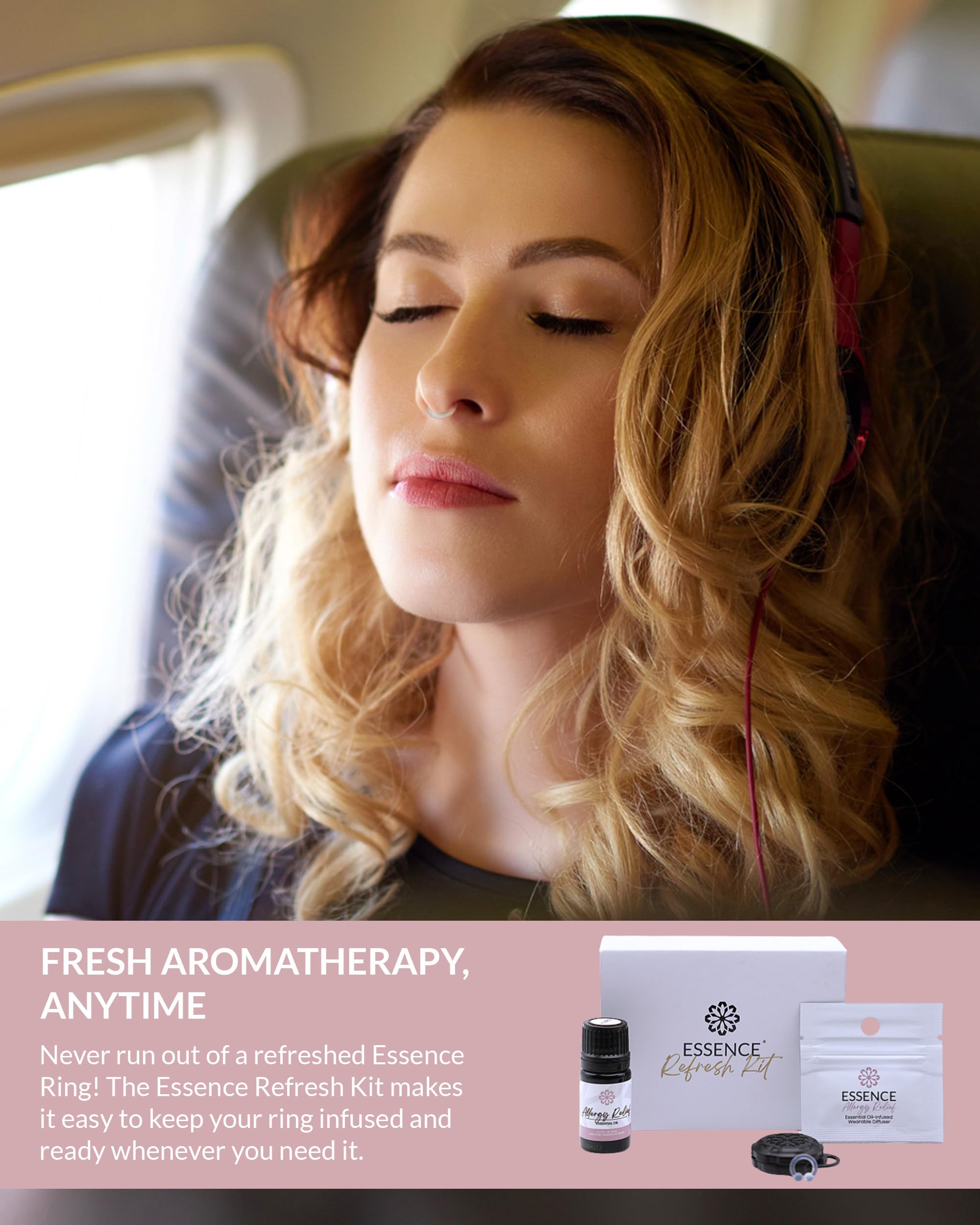 HONÉ Essence personal scent shield clip helps filter odors while refreshing aroma.