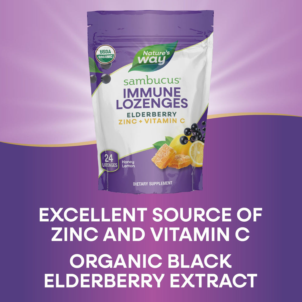 Honey-lemon flavor lozenges arranged to show inviting taste.