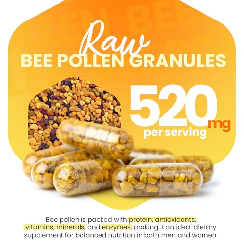 HONEYBEEZONE 60 veggie capsules ready for convenient daily nutrition