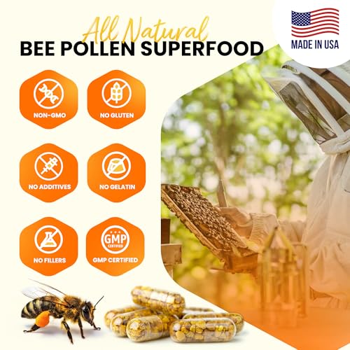 HONEYBEEZONE gluten-free non-GMO label on bottle supports dietary needs