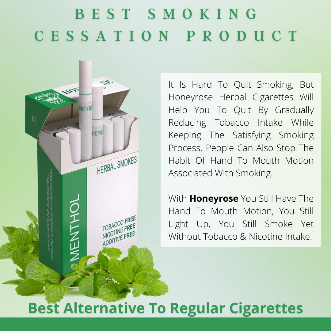 Honeyrose brand logo close-up for trusted, nicotine-free smoking alternative