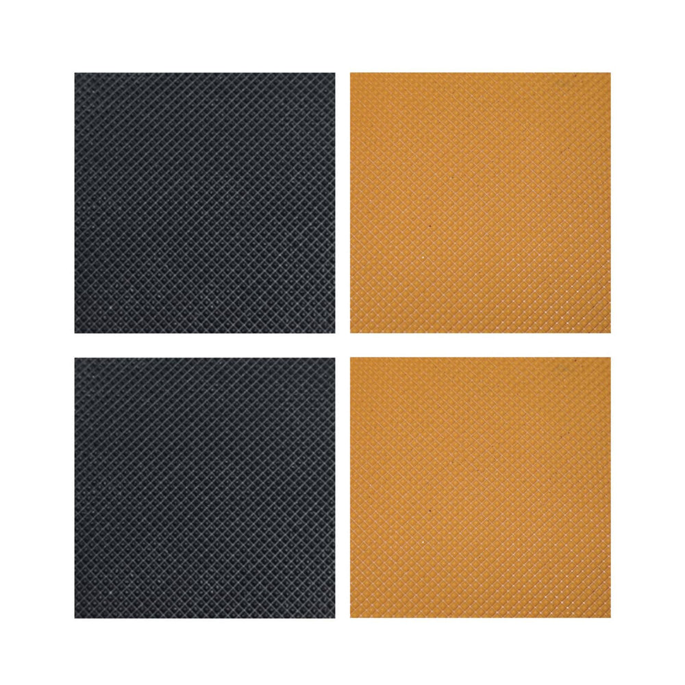 Hongliang 4-pack square heel caps protect worn heels and reduce slipping on slick floors.