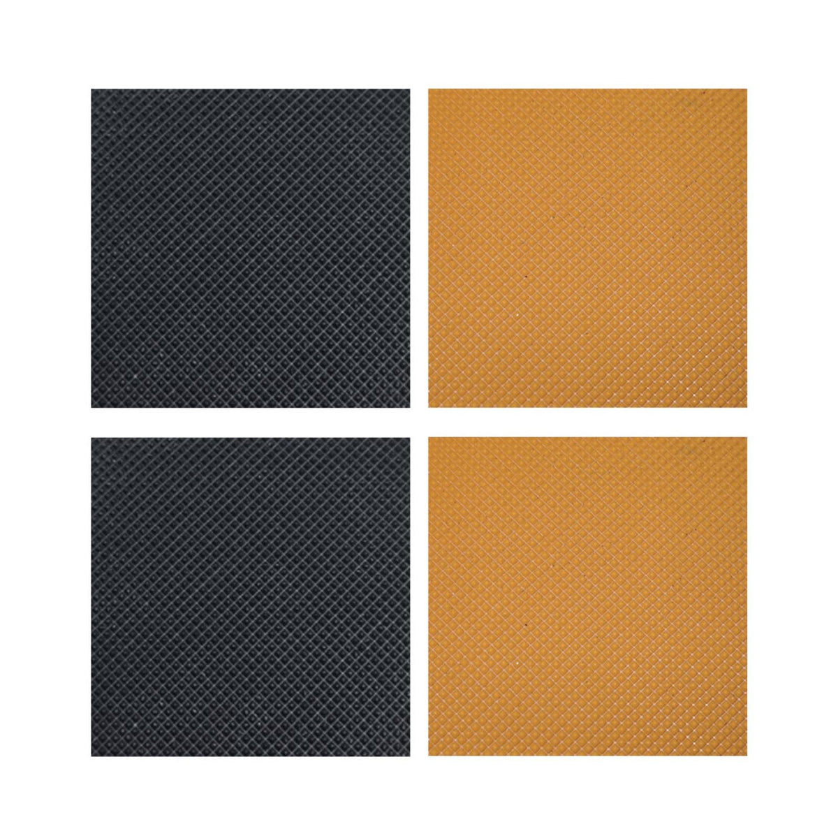 Hongliang 4-pack square heel caps protect worn heels and reduce slipping on slick floors.