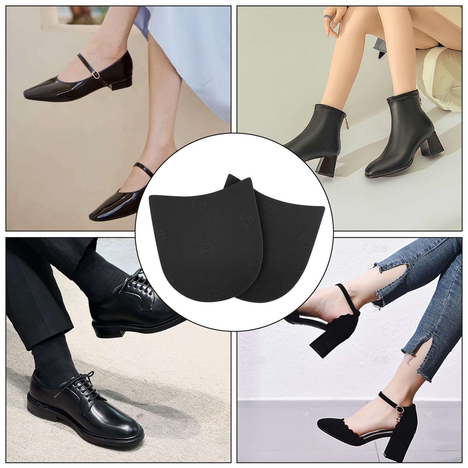 Anti-slip Hongliang pad applied to boot for improved traction