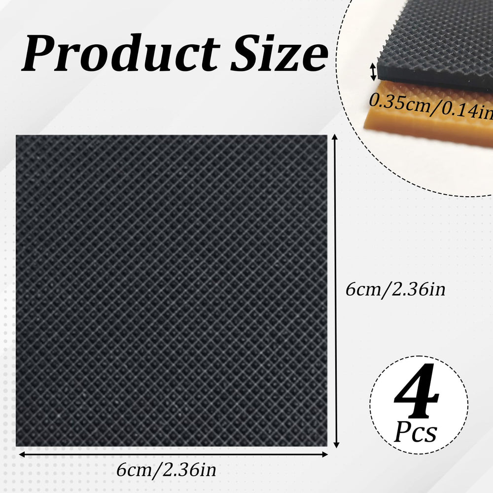 Hongliang durable rubber material cushions steps and minimizes loud clacking on hard surfaces.