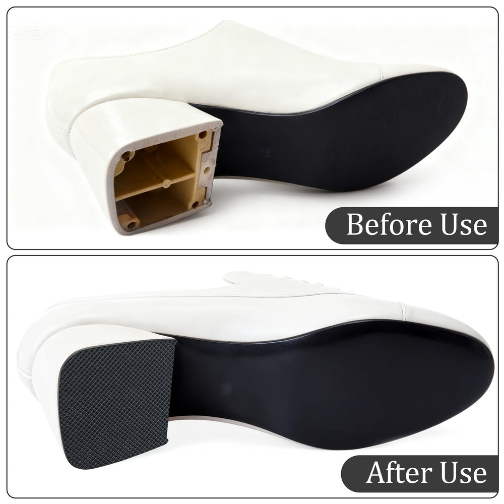 Hongliang heel caps fit all shapes and can be cut to match your boot or shoe.