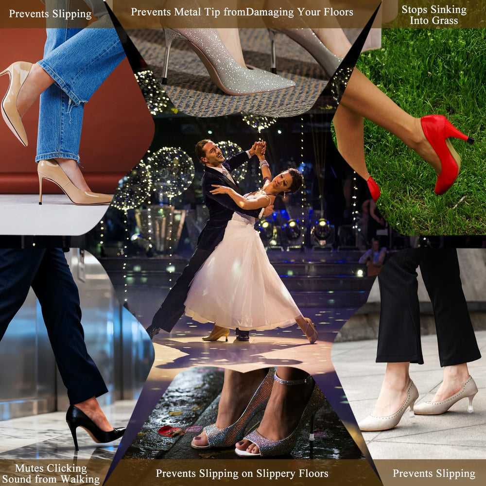 Hongliang outdoor-traction heel caps prevent sinking on uneven surfaces.