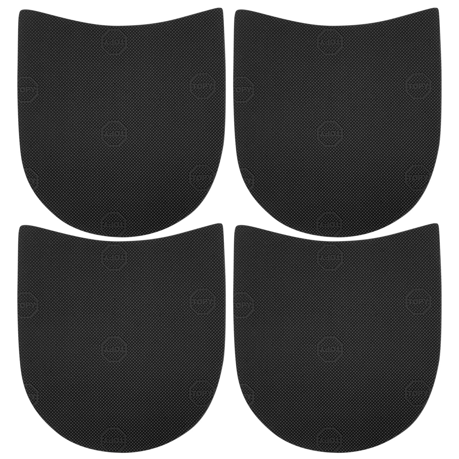 Hongliang rubber heel repair pad 4-pack close-up showing durability