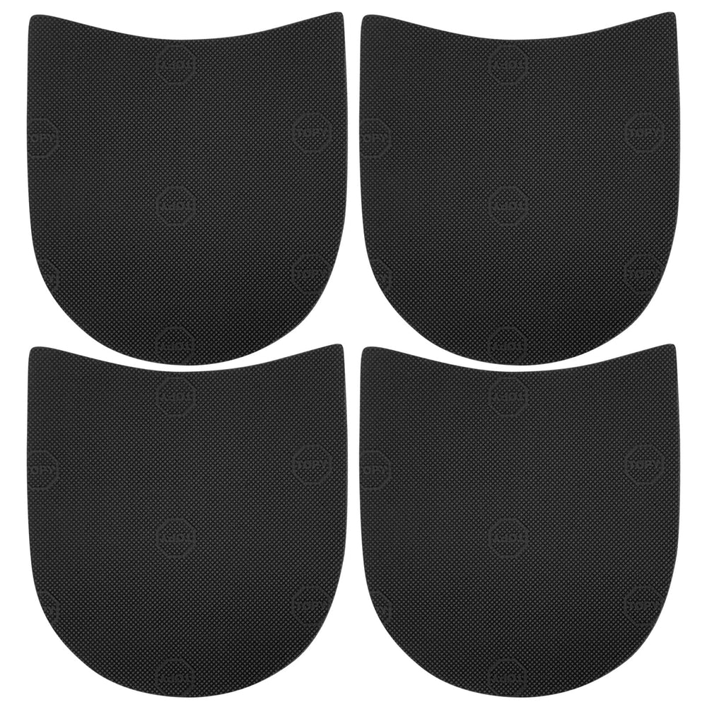 Hongliang rubber heel repair pad 4-pack close-up showing durability