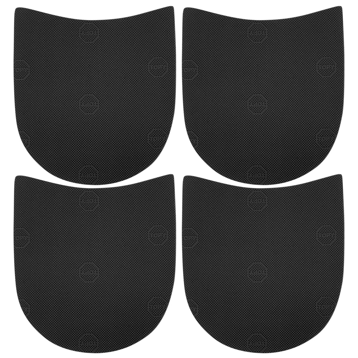 Hongliang rubber heel repair pad 4-pack close-up showing durability