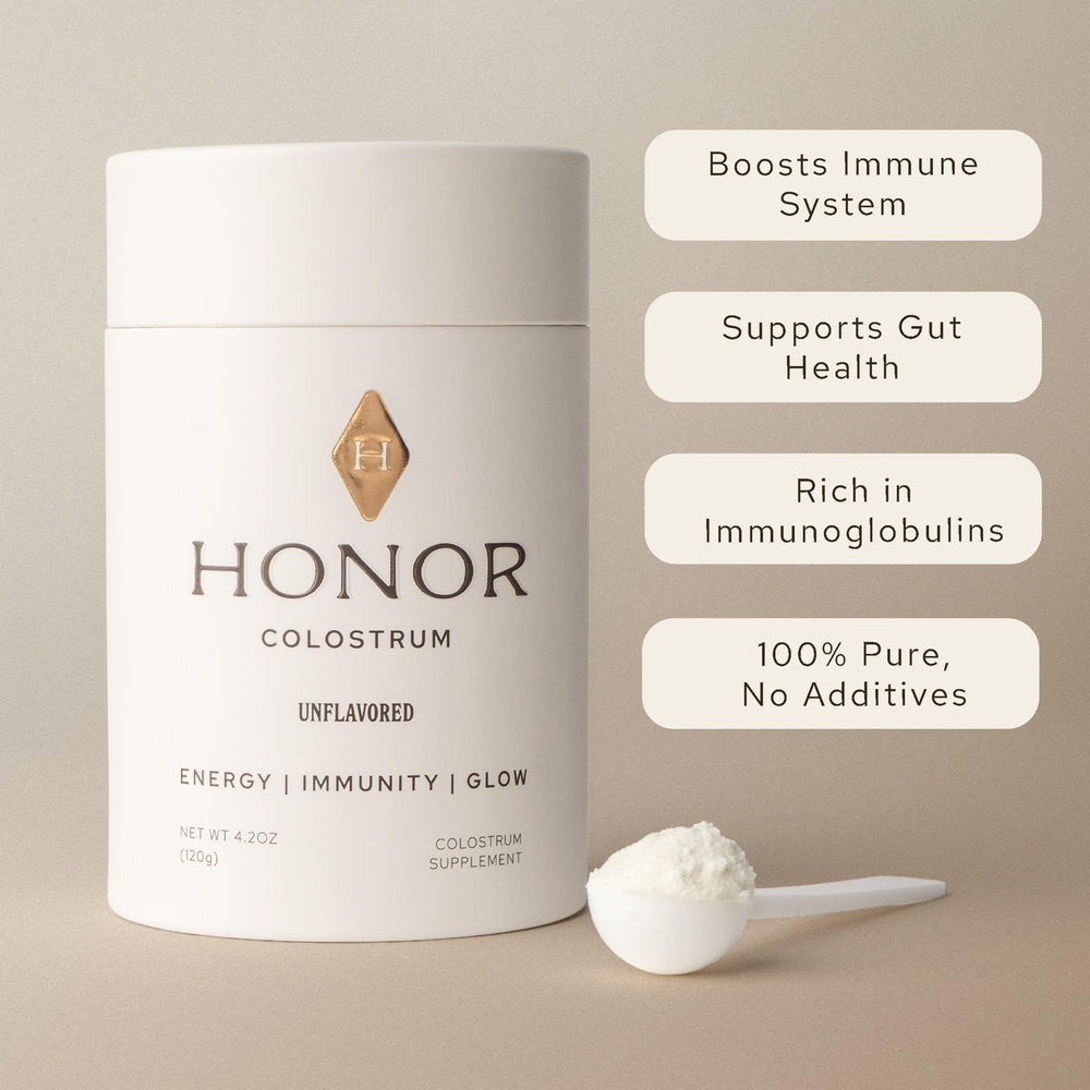 HONOR Supplements Colostrum Powder wellness ritual for nourishment