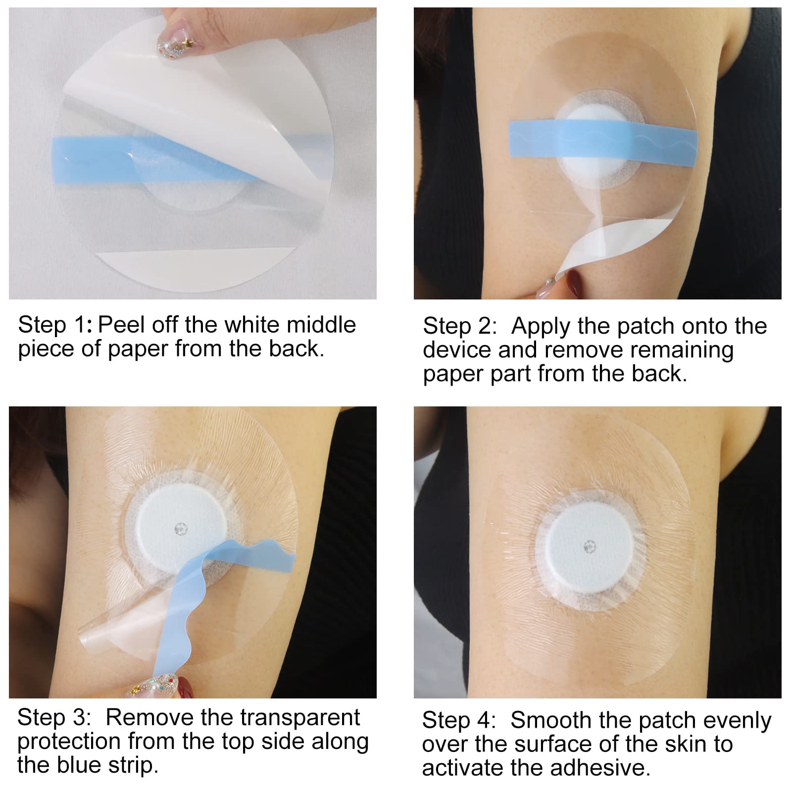 HONYOU 60pack CGM patches illustrating bulk value and extended use