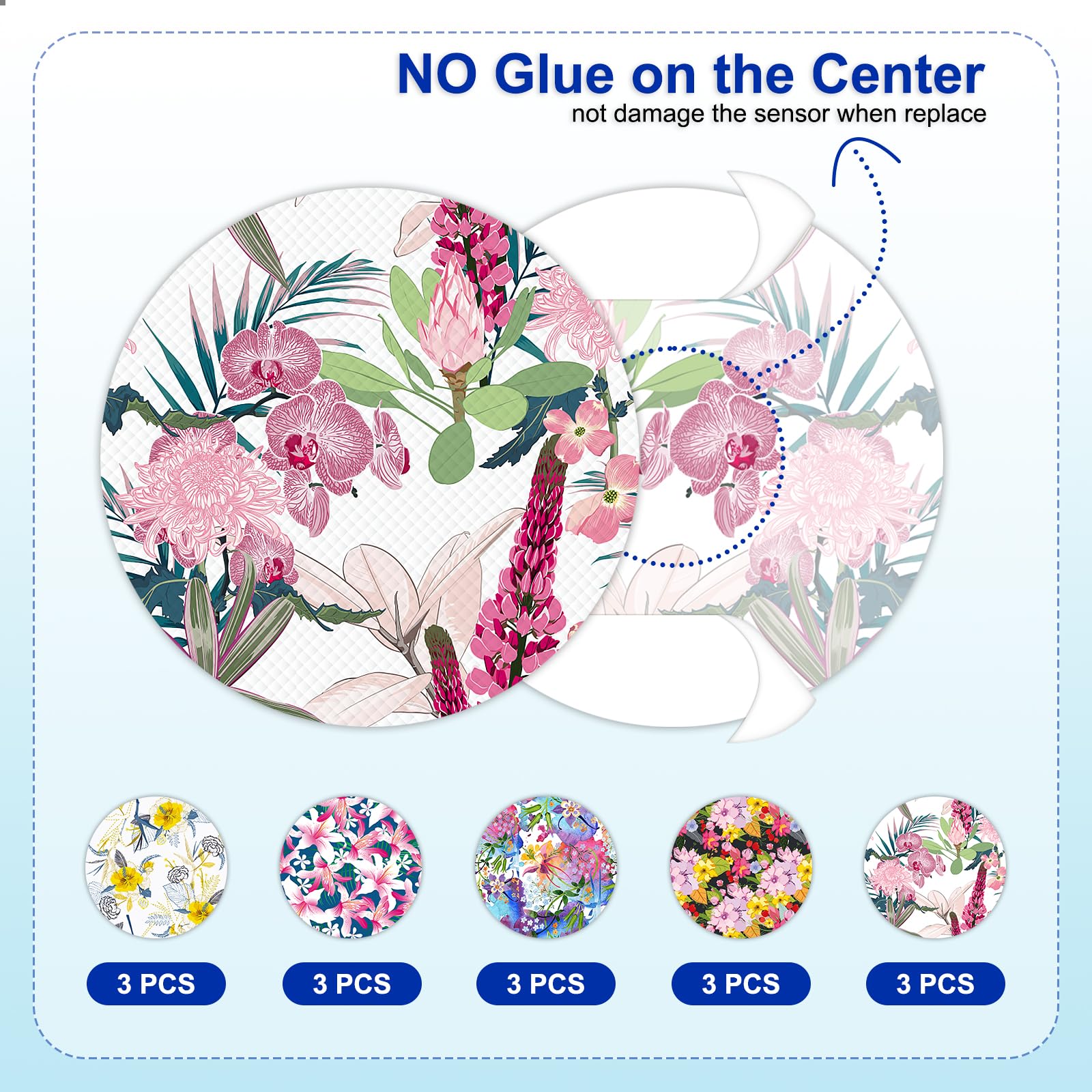 HONYOU Libre 3 Plus easy-apply patch with pre-cut backing