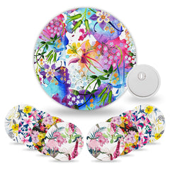 HONYOU Libre 3 Plus floral design sensor cover protects the sensor while adding style