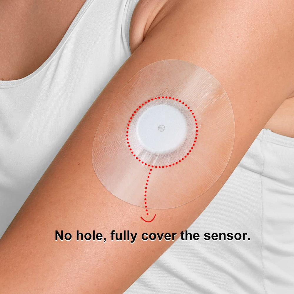 HONYOU Libre sensor covers applied on skin demonstrating secure, breathable wear