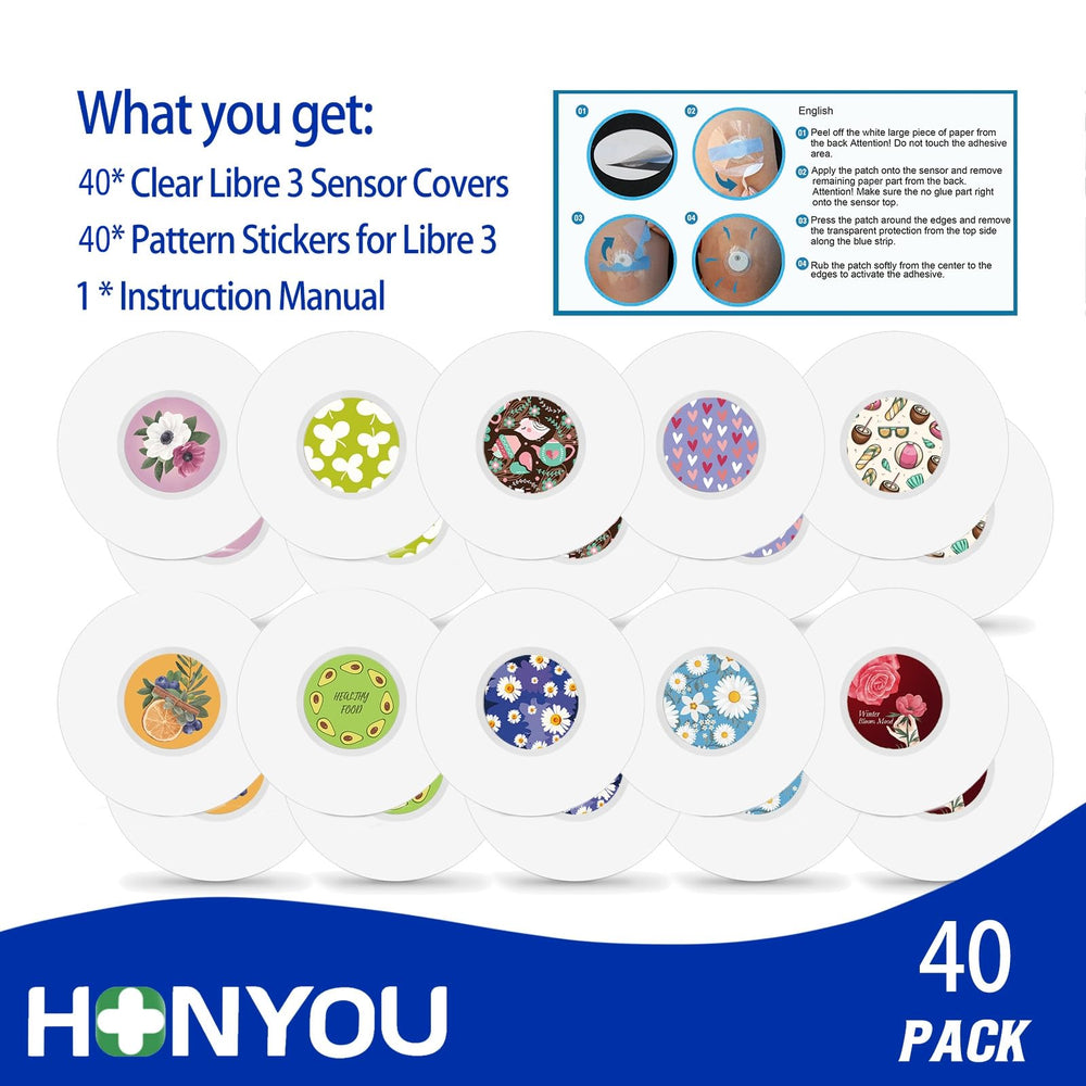 HONYOU long-wear 14-day CGM tape supports extended use during sports and daily life.