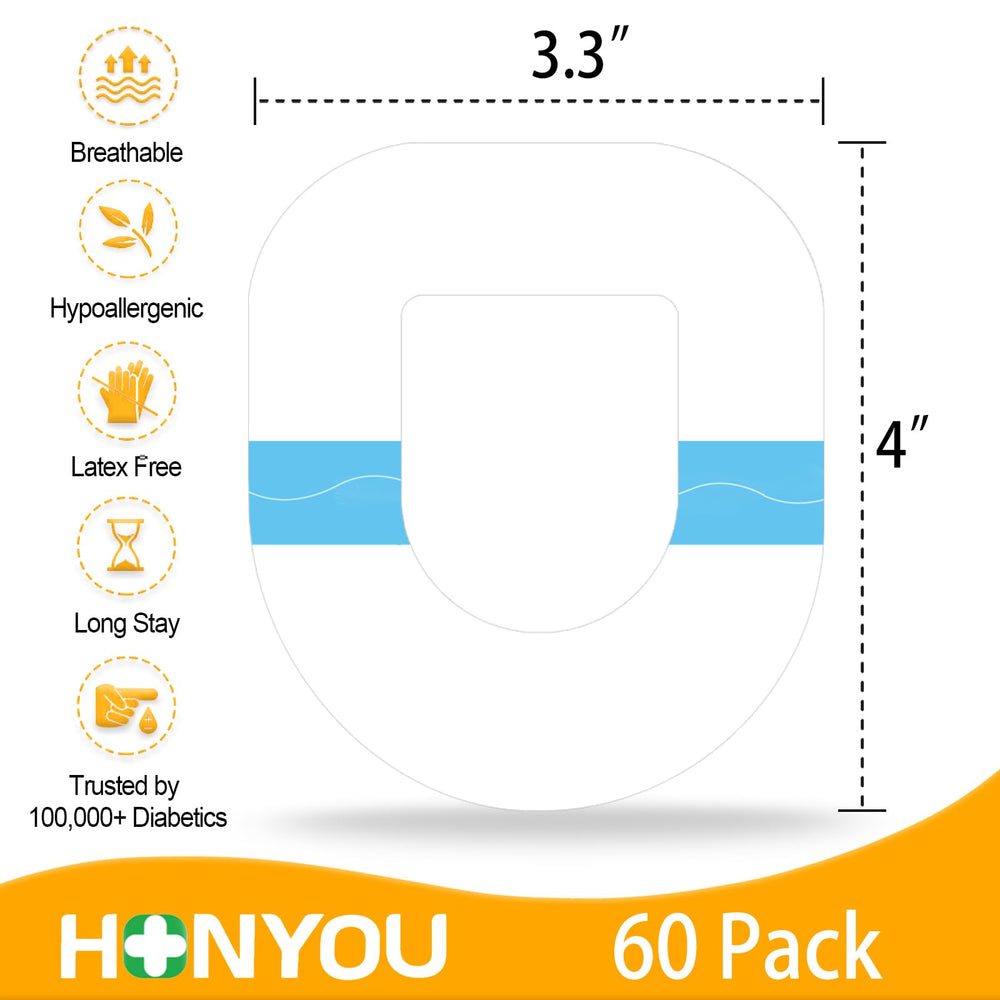 HONYOU Omnipod 5 paquete de 60 piezas para uso prolongado.