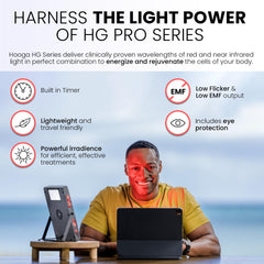 Hooga HG200 660nm red LEDs for targeted wellness routines at home.