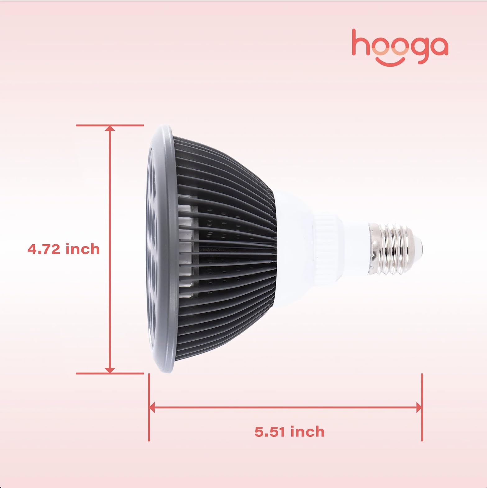 Hooga HG24 12-LED array provides broad red and near-infrared coverage.