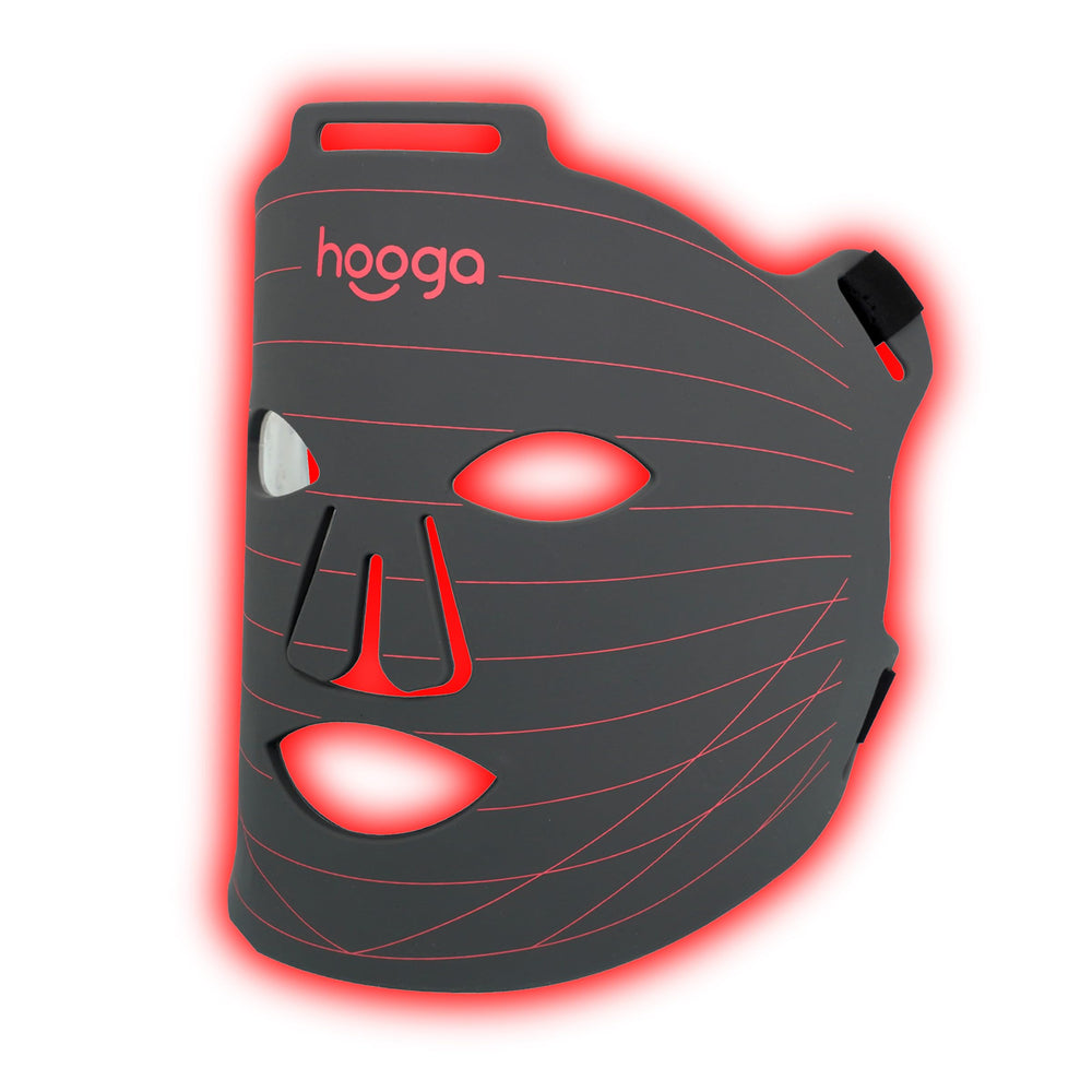 Hooga Red Light Mask tri-chip LEDs for at-home light therapy