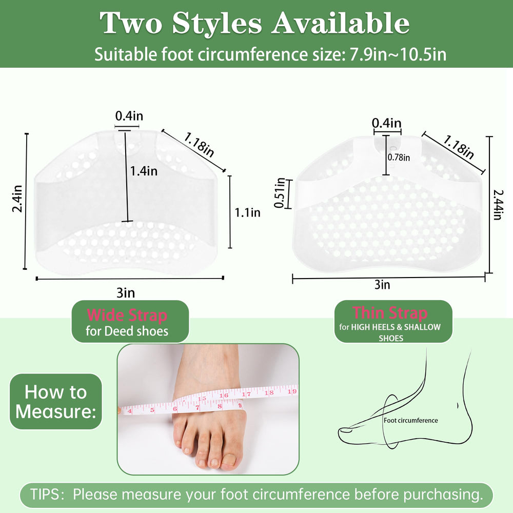Hoogoo breathable foot pads with honeycomb vents for comfort.