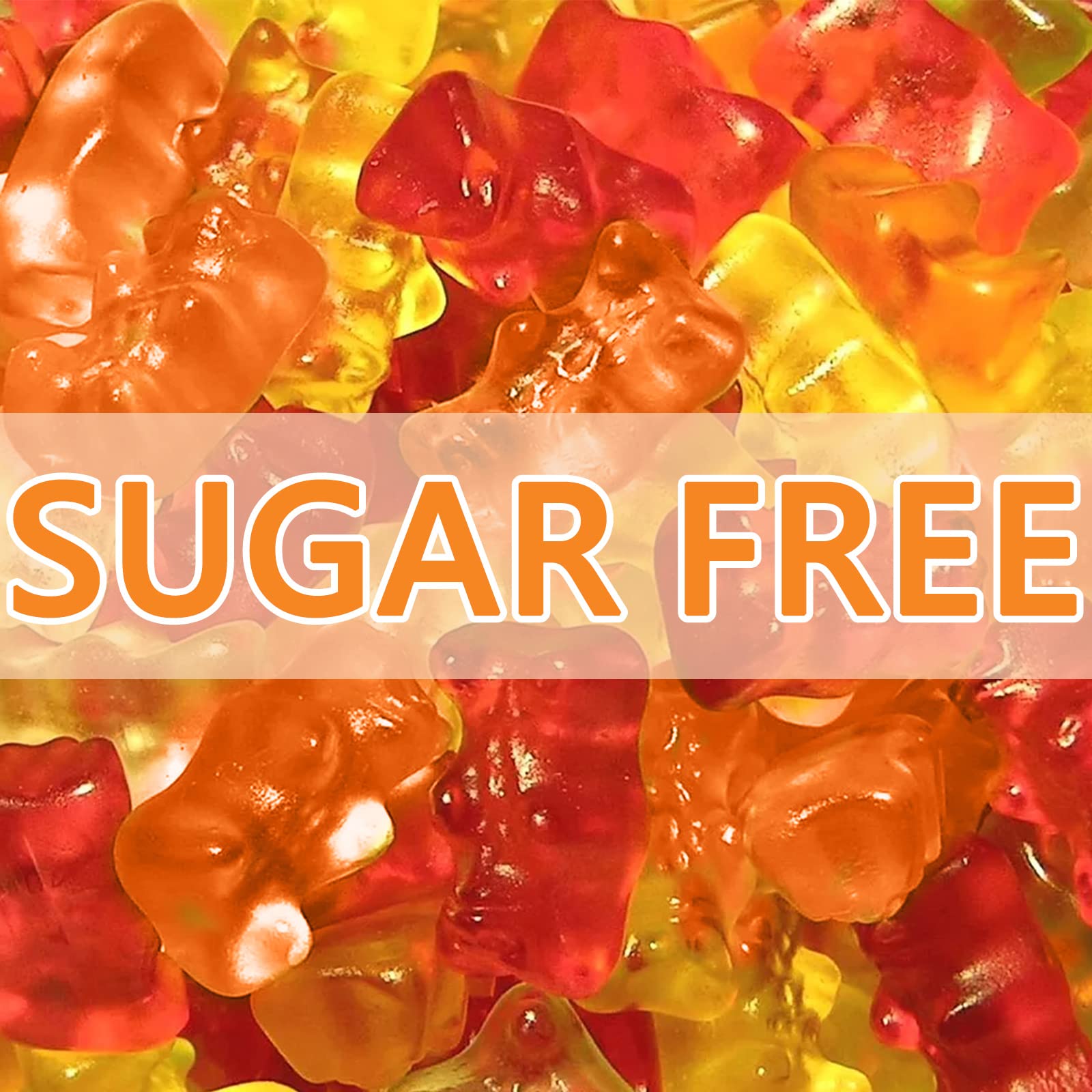 HOOLOO sugar-free gummies with natural colors for clean snacking.