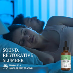 Under-tongue dosing with HOOLOO hemp oil promotes quick unwinding.