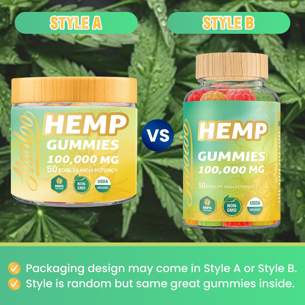 HOOLOO gummies on a kitchen counter showcase fruity strawberry flavor.