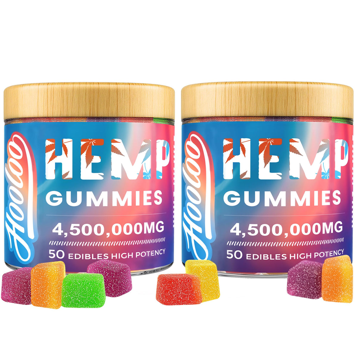 HOOLOO hemp gummies deep bedtime pack for evening routine use