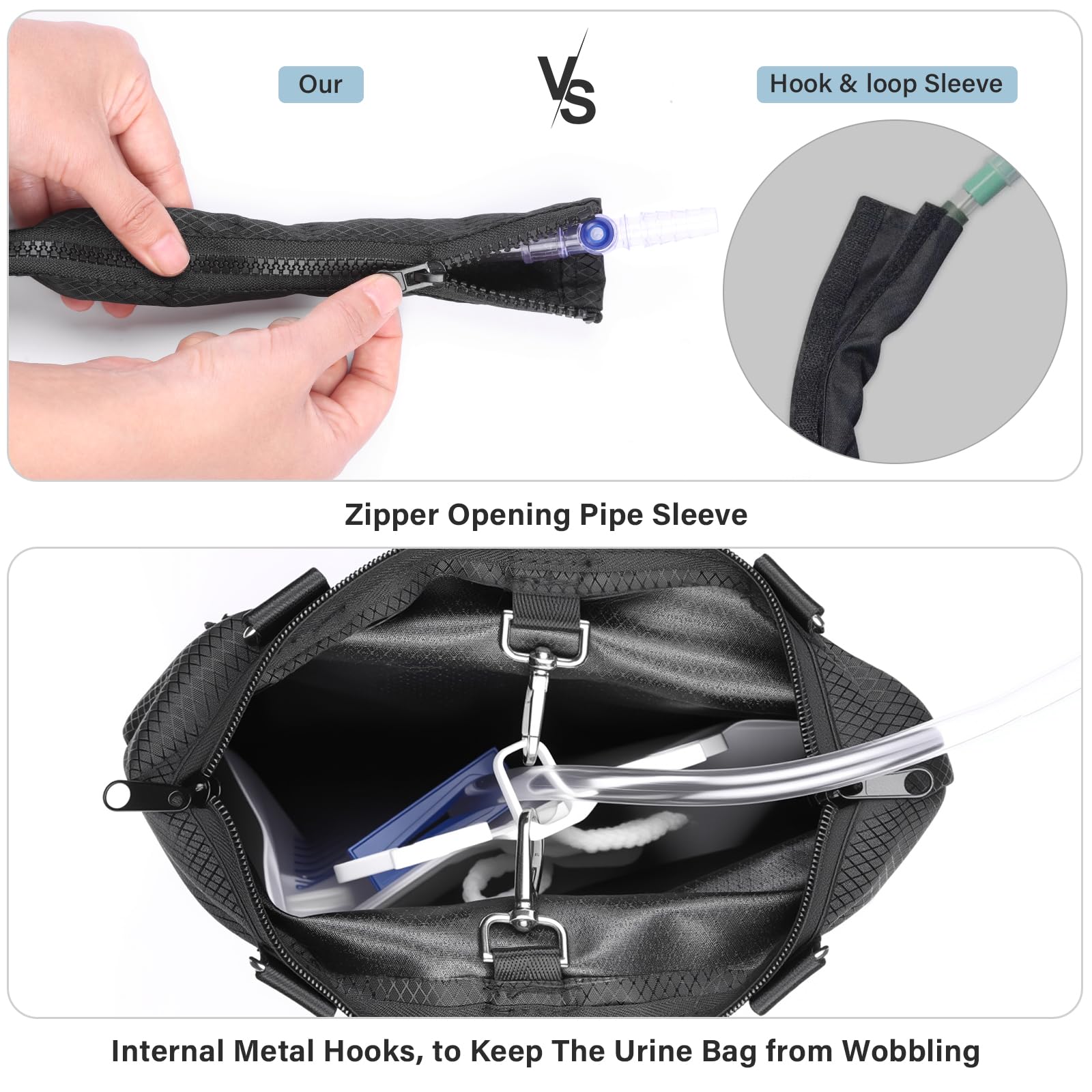 HOOMTREE adjustable shoulder strap for hands-free carrying