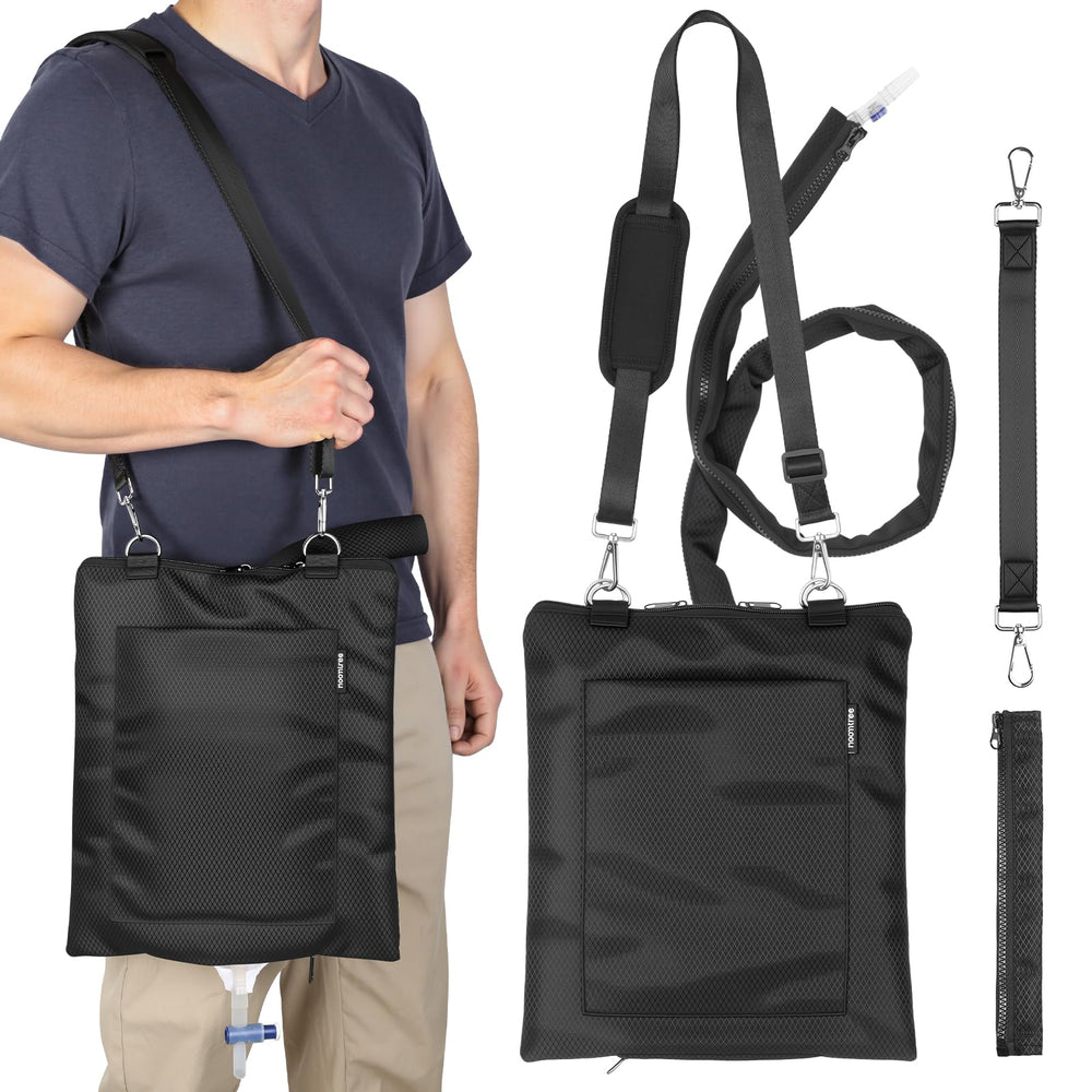 HOOMTREE catheter bag holder cover showing privacy-focused design for discreet use