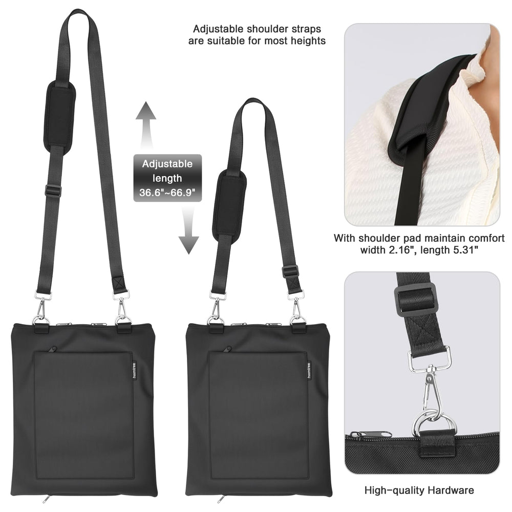 Durable Oxford cloth construction supports daily use.