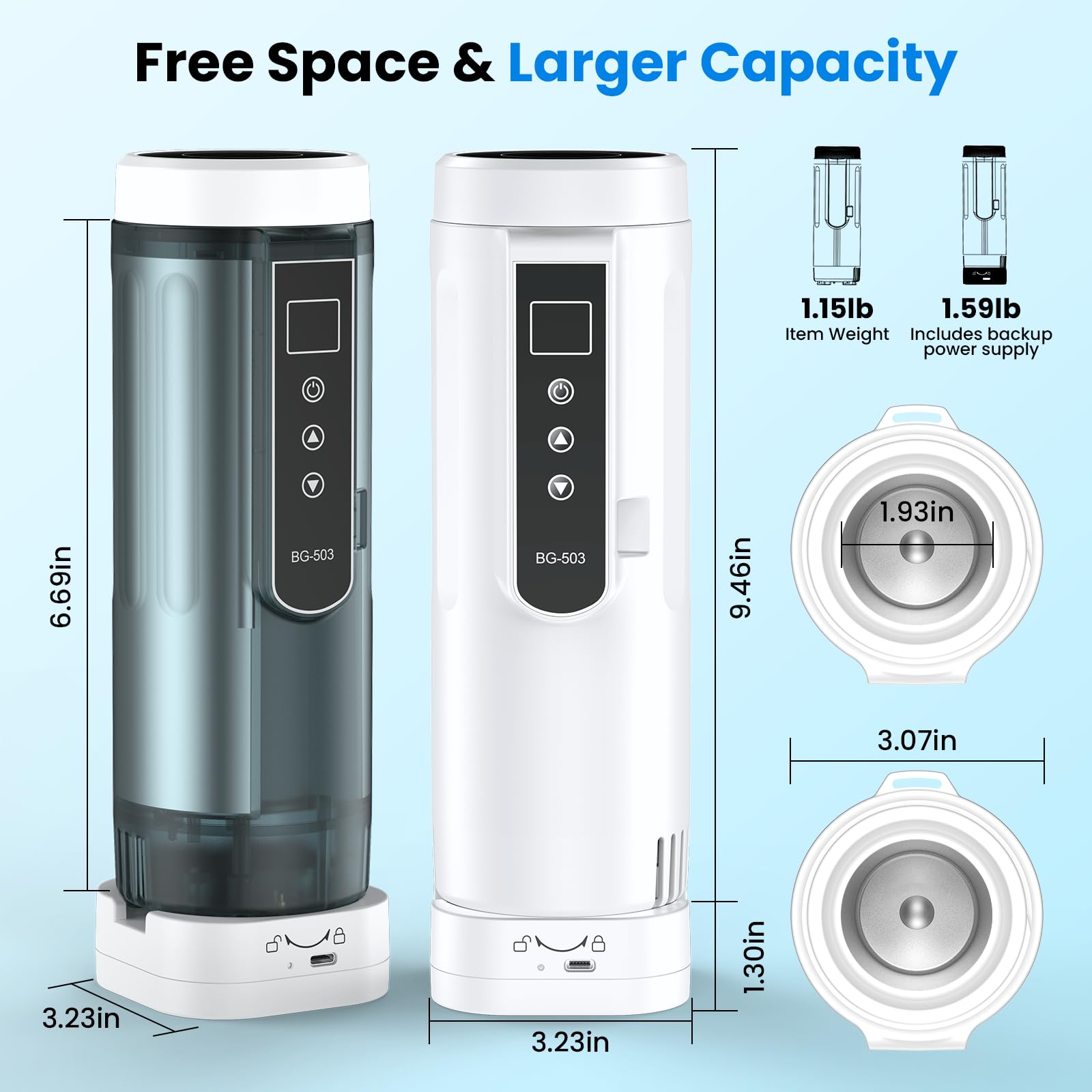 Hopelake insulin cooler with backup-power highlights reliable cooling away from outlets.
