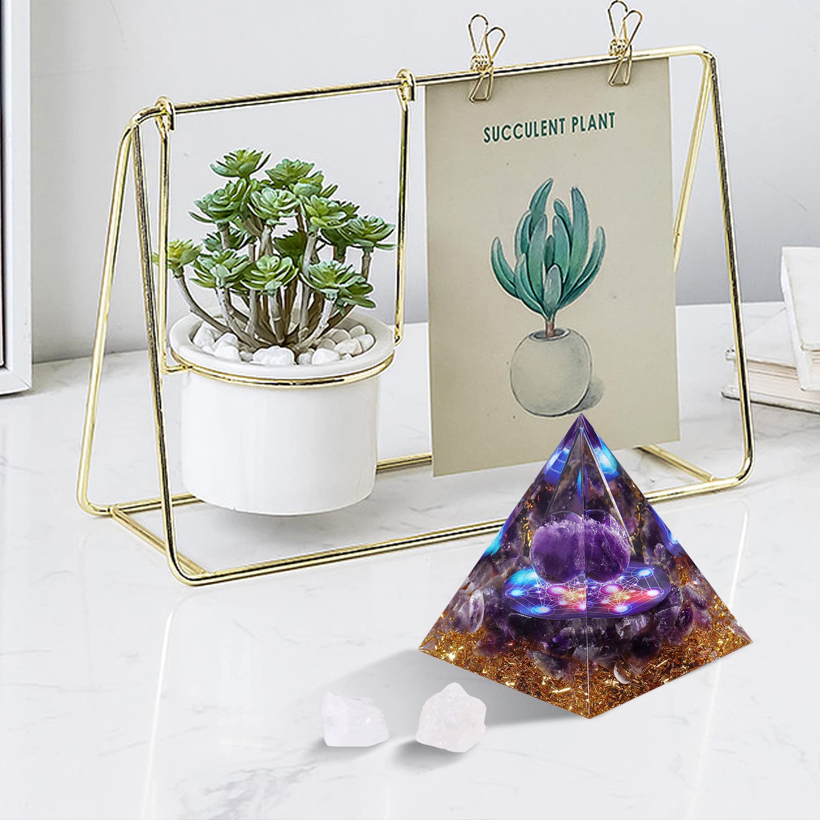 Hopeseed Orgone Pyramid gift packaging makes a thoughtful present for mindful moments.