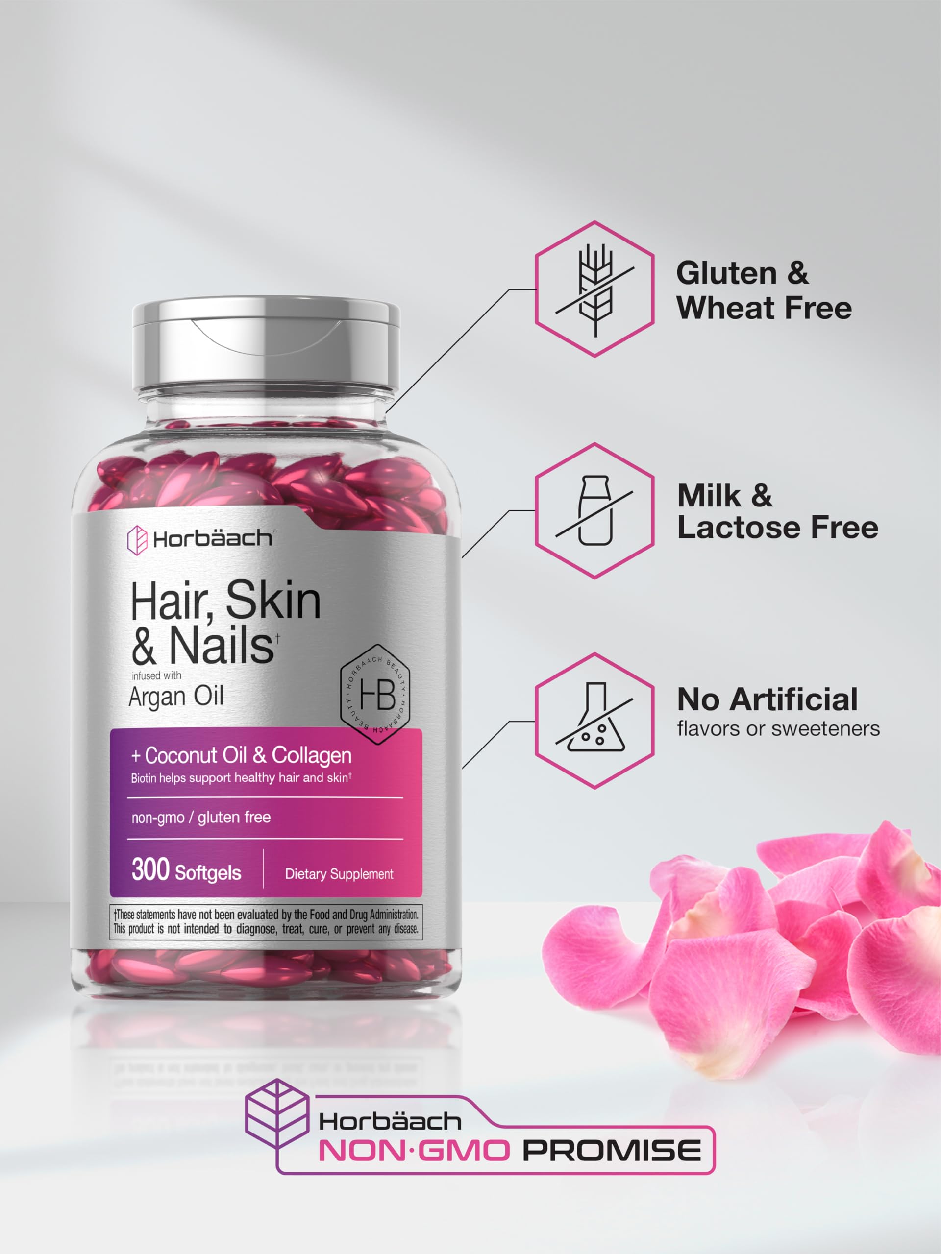 Horbaach argan oil and coconut oil infusion for moisture in hair and skin