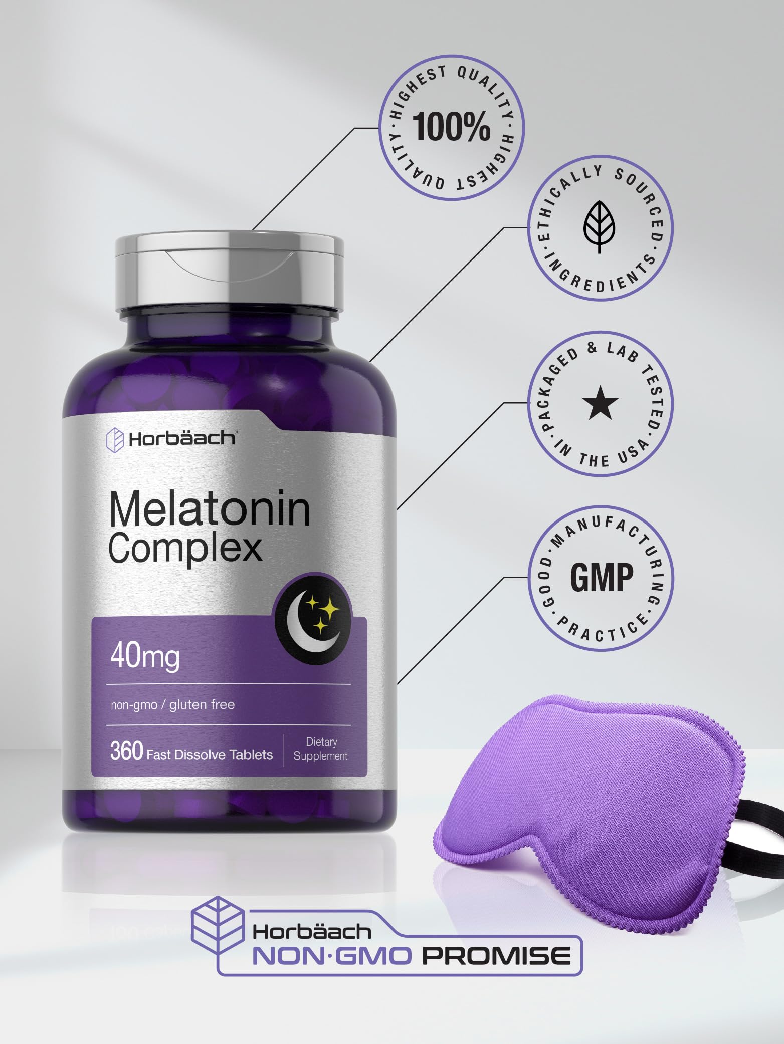 Beet root additive note on Horbaach melatonin complex for natural color.