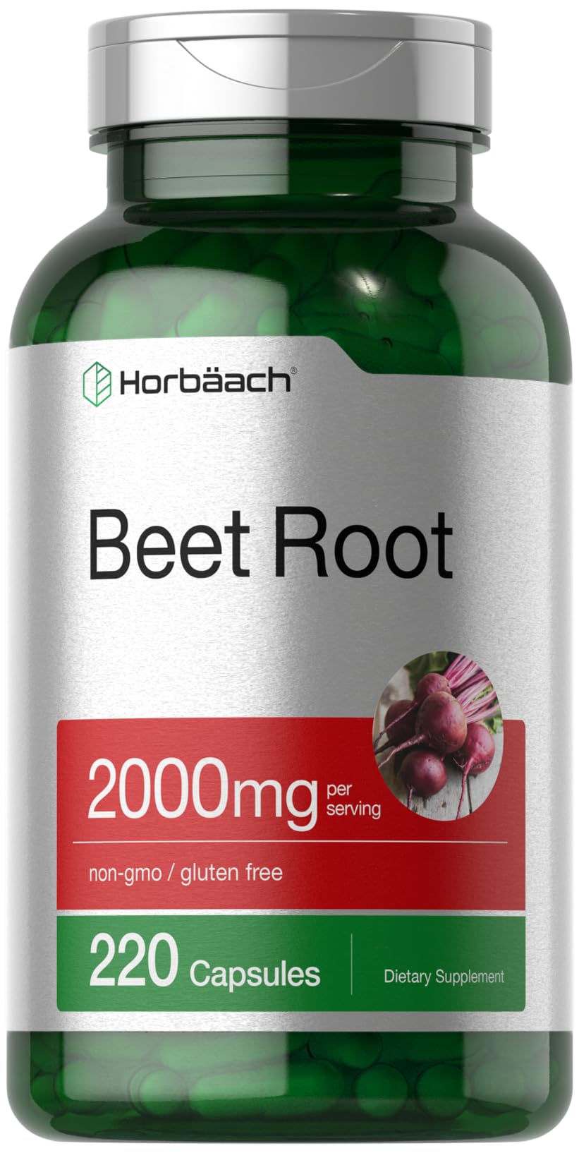 Horbaach Beet Root Capsules close-up for daily vitality