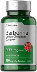 Horbäach Berberine with Cinnamon bottle front view for daily wellness support