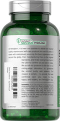 Horbaach Beta Sitosterol label view highlights gluten-free and non-GMO.