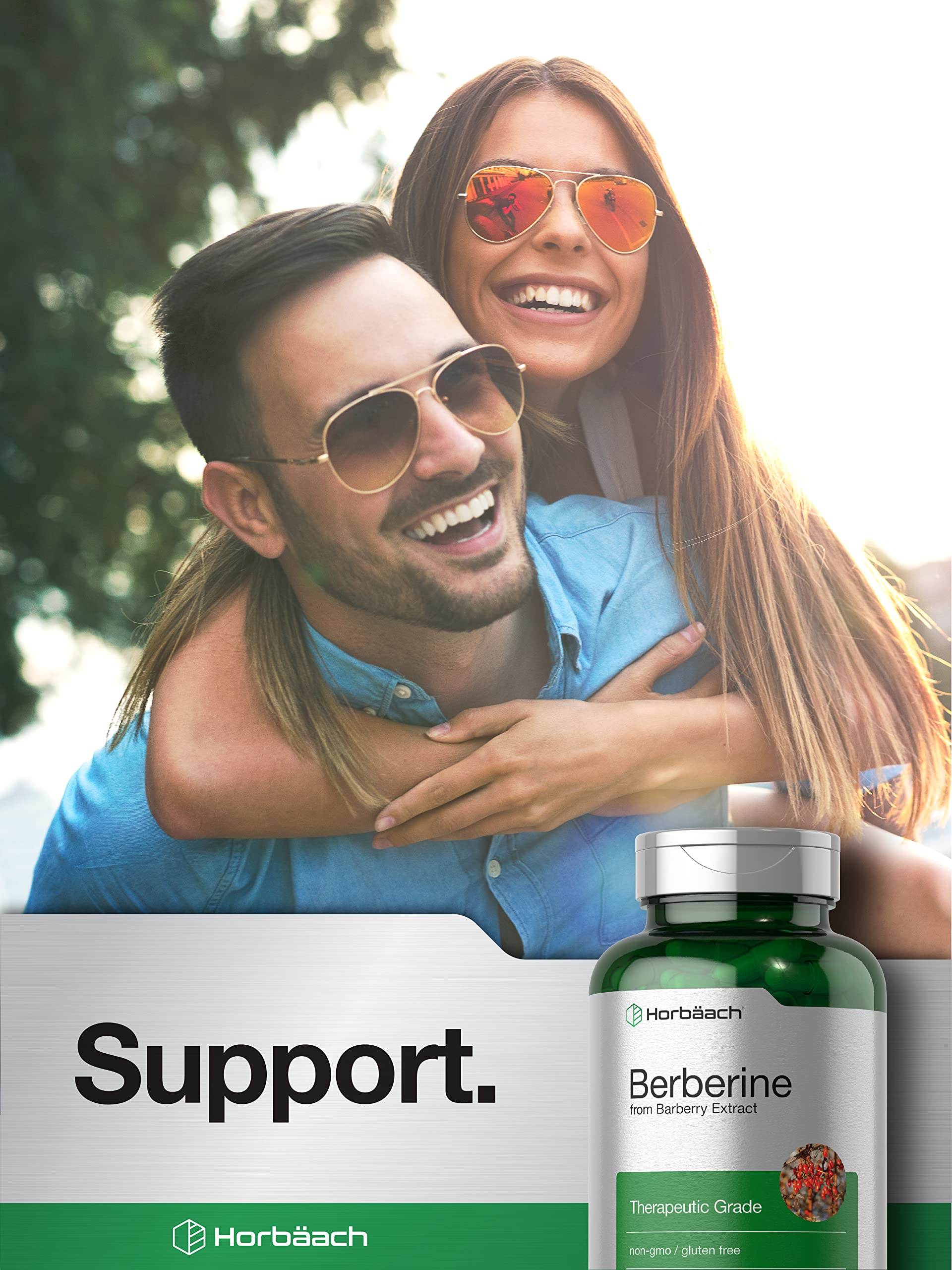 Horbaach bottle and label showcase premium packaging and dosing clarity.