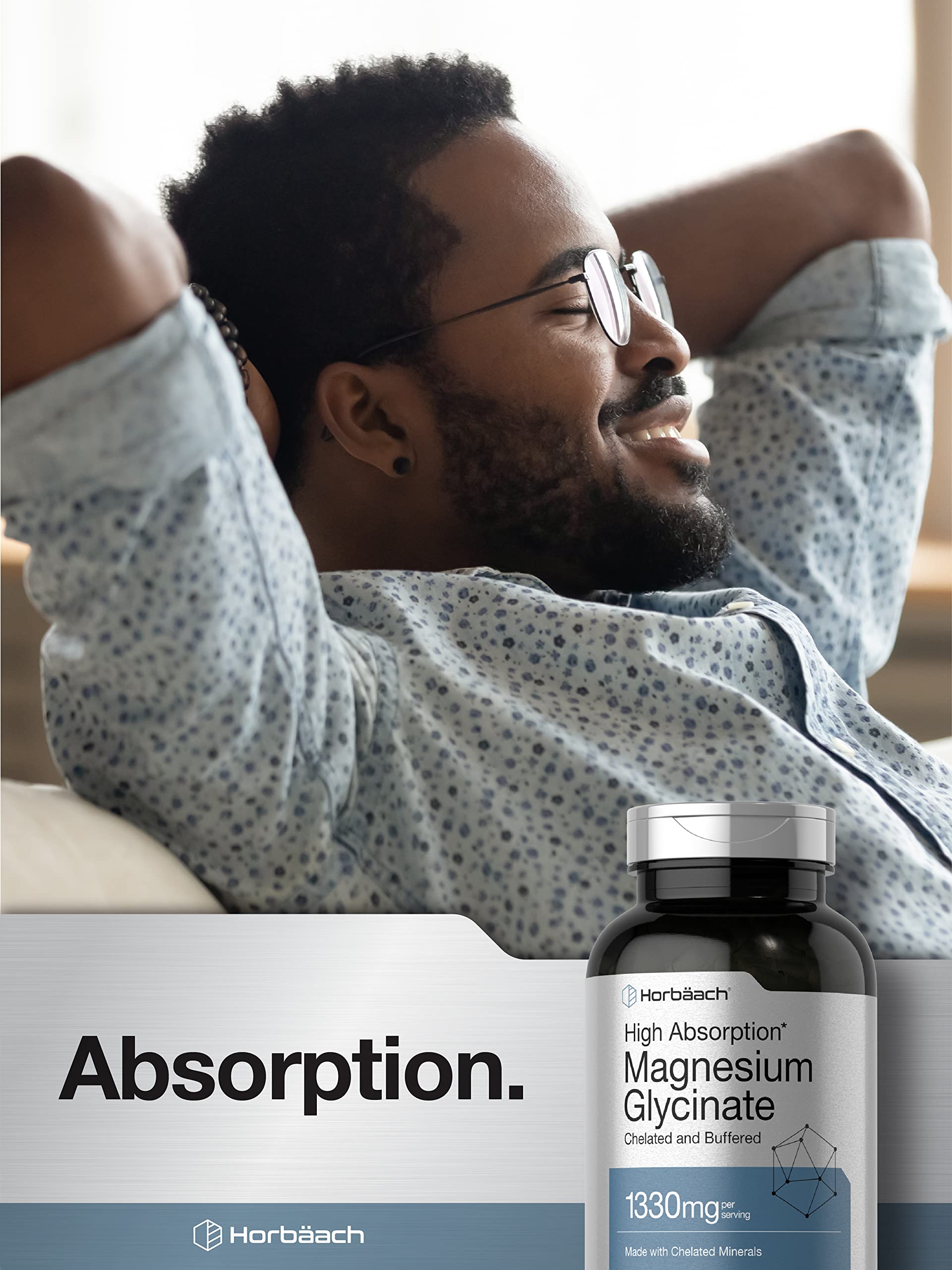 Horbäach ingredient list confirms chelated minerals for absorption.